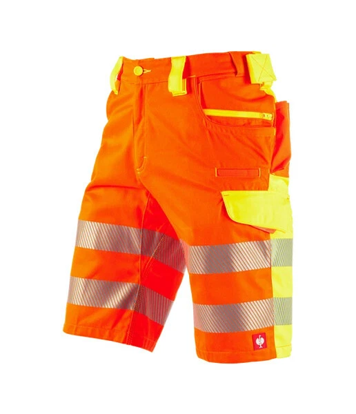 Engelbert Strauss, Warnschutz Short e.s.motion 2020, Gr: 48 warnorange / warngel