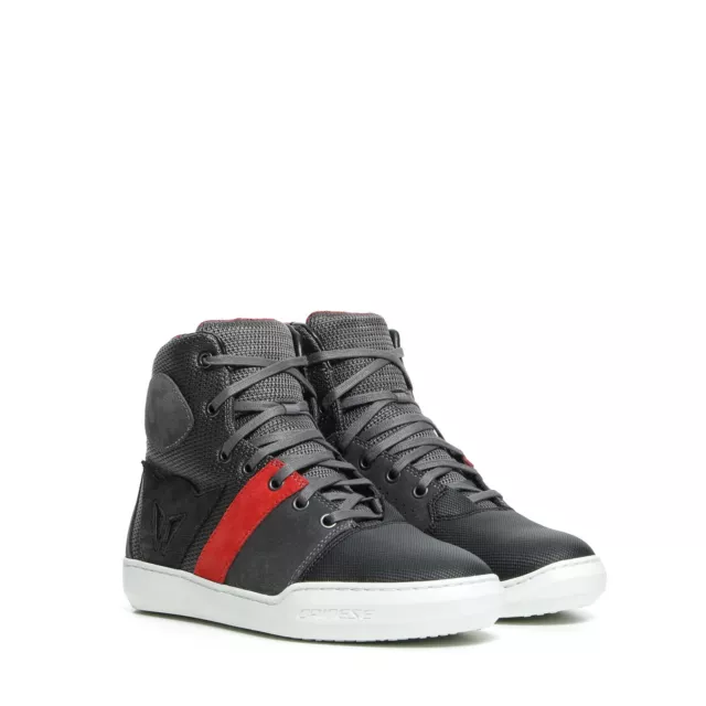 Moto Chaussures Dainese York Air Femme Couleur : Gris/Rouge Taille : 37