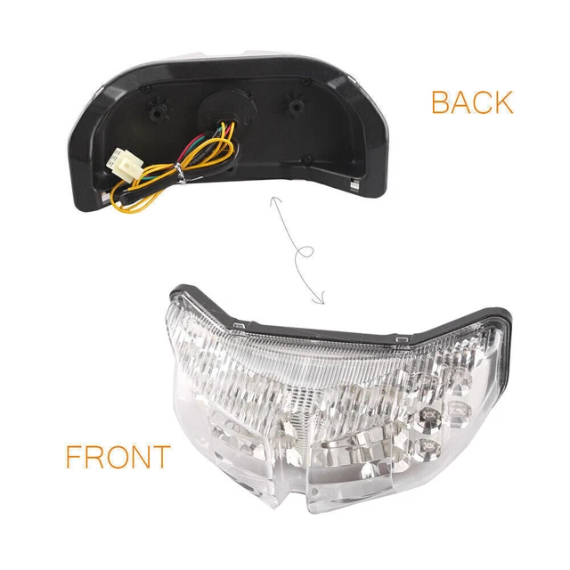 LED Brake Turn Signals Stop Tail light Fit Yamaha FZ1 FZ8 2006-2011 2012 Clear