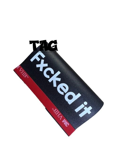 Adesivi Divertenti TAG YOUR CAR -Novità Divertente Logo Etichetta Auto GRANDE 230 X Adesivo Tuareg - Foto 10