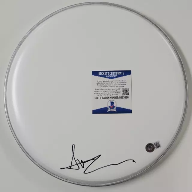 Avril Lavigne signed 12" Drumhead Singer Autograph A ~ Beckett BAS COA