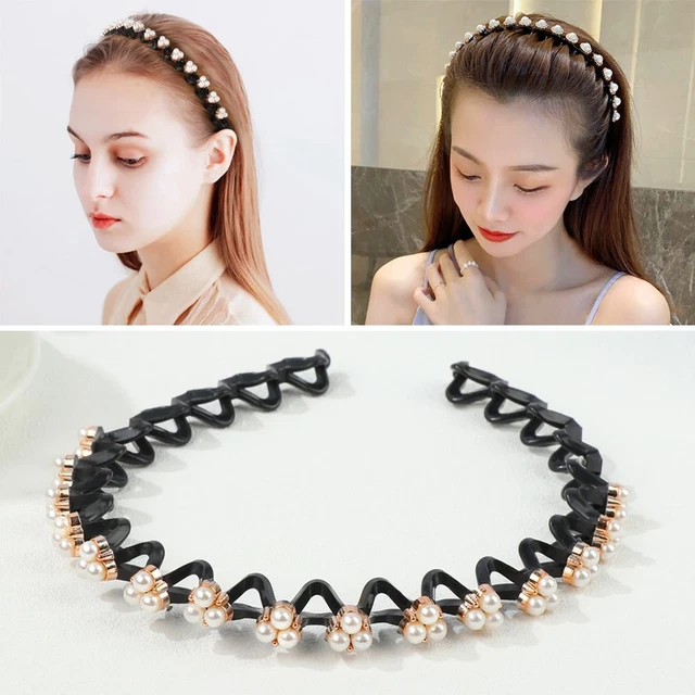 cheveux Pince à cheveux strass Coiffe pour filles Bandes de cheveux en perles