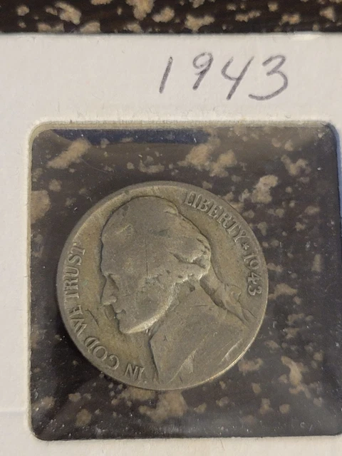 1943-P  Jefferson Head Nickel WAR NICKEL  35% Silver