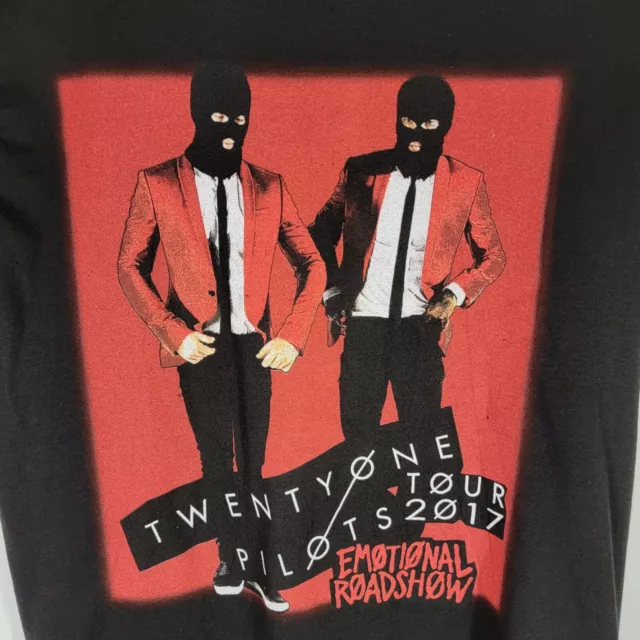 Concert T Shirts TWENTY ONE PILOTS Tour Emotional Roadshow 2016 2017 Mens