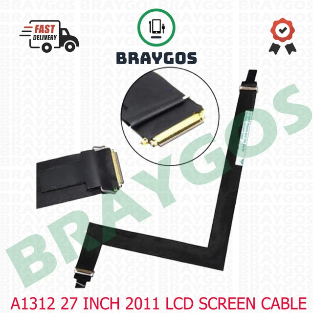 For Apple iMac A1312 27" 2011 LCD Screen Display Flex Cable 593-1352 MB952/953