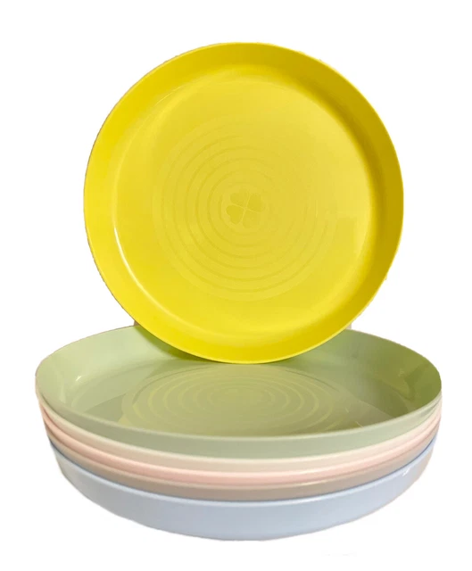 6 Assiettes Enfant IKEA Kalas - Pastel, Sans BPA - Micro-ondes Et Lave-Vaisselle - Empilables