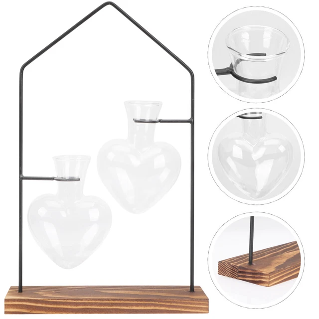 Piedistallo Per Piante FOSINZ Espositore Ornamentale In Ferro Da Appendere Ganci Per Appendere Globo Di Vetro Aria Pianta Terrario Palla Ornamento Natalizio Decorazione Domestica Matrimonio Supporto Palline Di Natale - 3