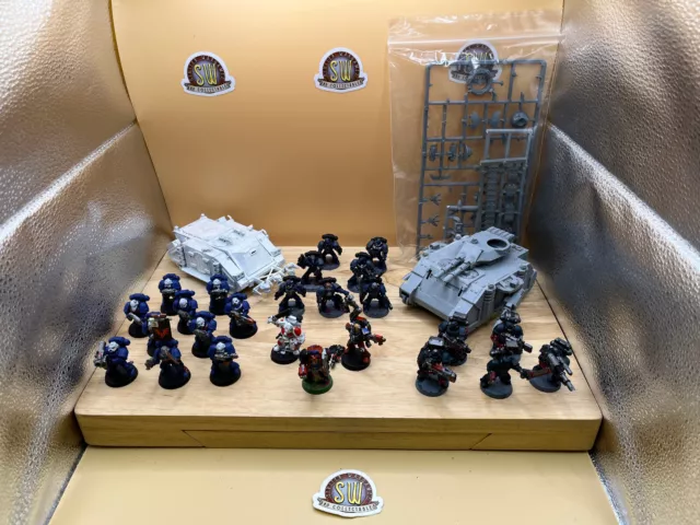 40K Space Marine Ultramarines Army Warhammer Games Workshop Predator Librarian