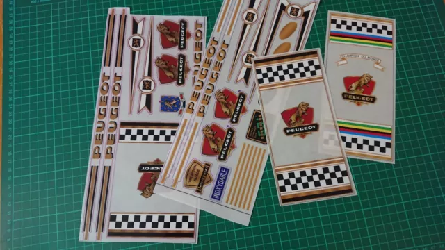STICKERS VELO PEUGEOT période 1962 à 1971