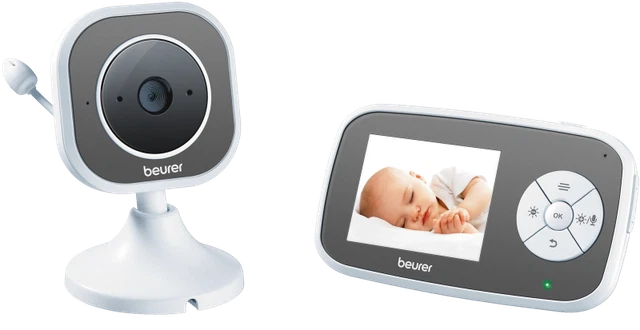 Beurer BY 110 Weiss-Grau Babyphone mit Kamera Nachtsicht NEU OVP