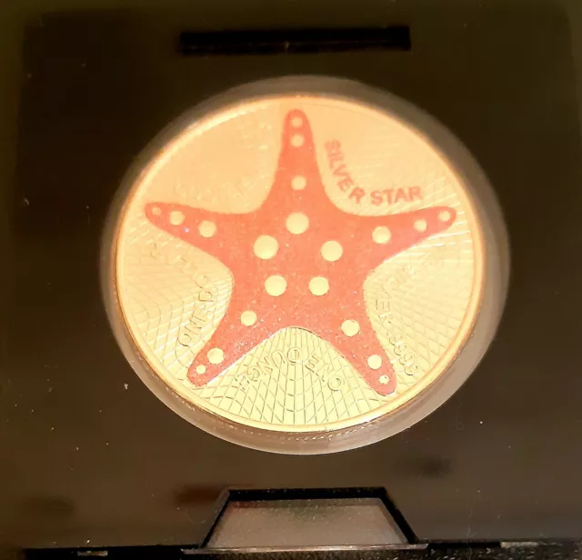 Îles Cook - 1 dollar 2019 - " STARFISH  diamond effect " - 1 oz - ( 500 ex.)