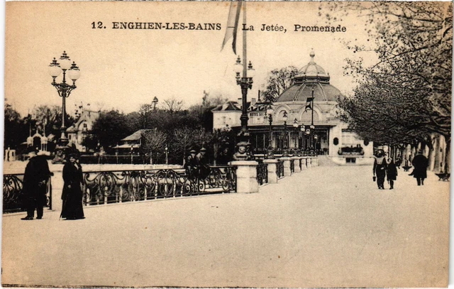CPA Enghien les Bains La Jetee Promenade FRANCE (1308202)