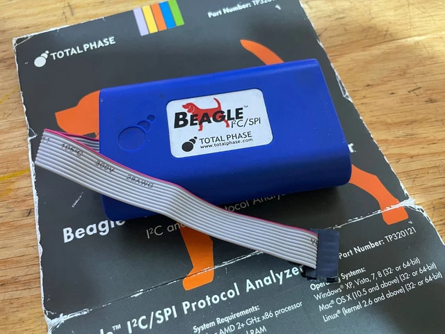 ANALIZADOR DE PROTOCOLO Beagle I2C/SPI de fase total EUR 166,28 ...