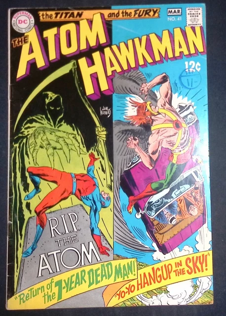 Atom & Hawkman #41 Silver Age DC Comics F-