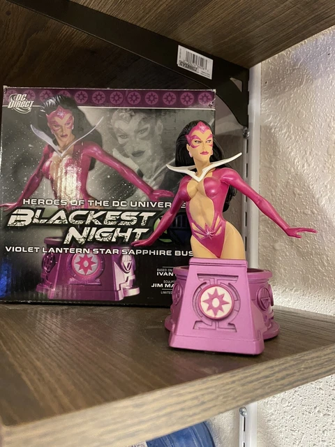 blackest night bust Star Sapphire #1144 Of 3500