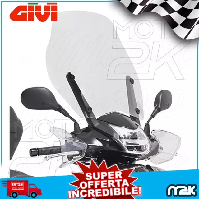 Lastra Parabrezza Paravento Givi Per Attacchi Originale Honda Sh 300 2015 2019