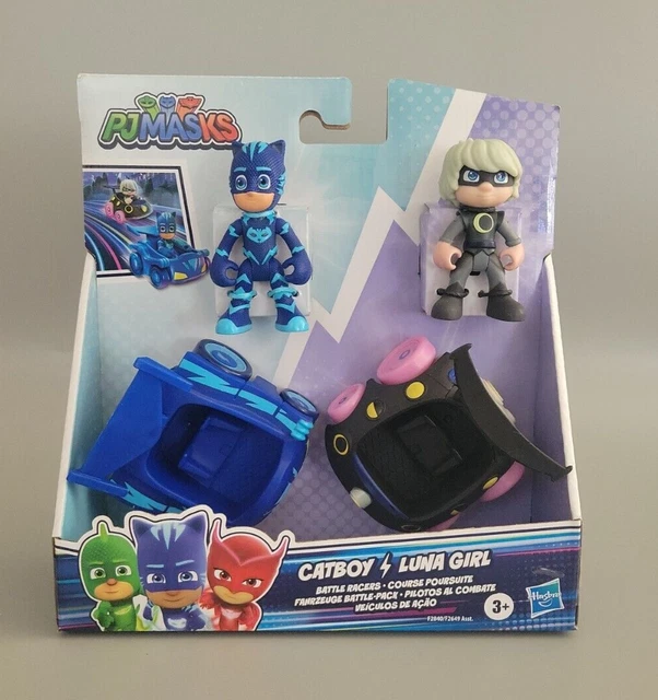 PJ MASKS CATBOY vs Luna Girl Battle Racers Preschool Toy, Vehicle and