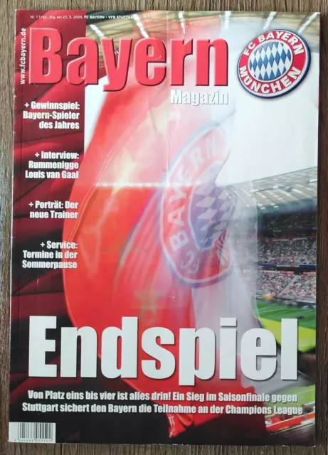 Programm Bundesliga 2008/09 FC Bayern München - VfB Stuttgart