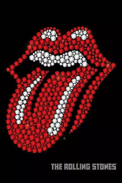 The Rolling Stones : Bling Lips - Maxi Poster 61cm x 91.5cm new and sealed