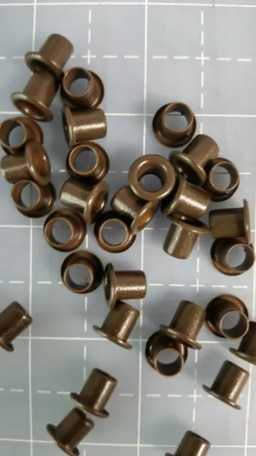 Kydex eyelets rivets for kydex  1/4" chocolate  brown (24 pc) #8-8 MADE IN USA