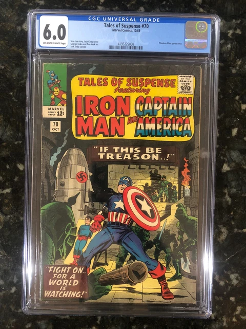 Tales of Suspense 70 CGC 6.0 1965 Iron Man Titanium - Buy 1, Get $14 Off 2 More