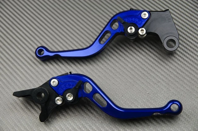 Leviers De Frein/clutch Longs CNC Rouge Pour Yamaha Fazer 600 (2002-2003) - Neufs