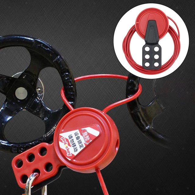 Cable Lockout Steel Durable High Toughness Heat Resistant Portable Adjustable