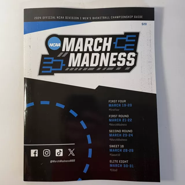 2024 March Madness NCAA Division I Men's Basketball Championship Program