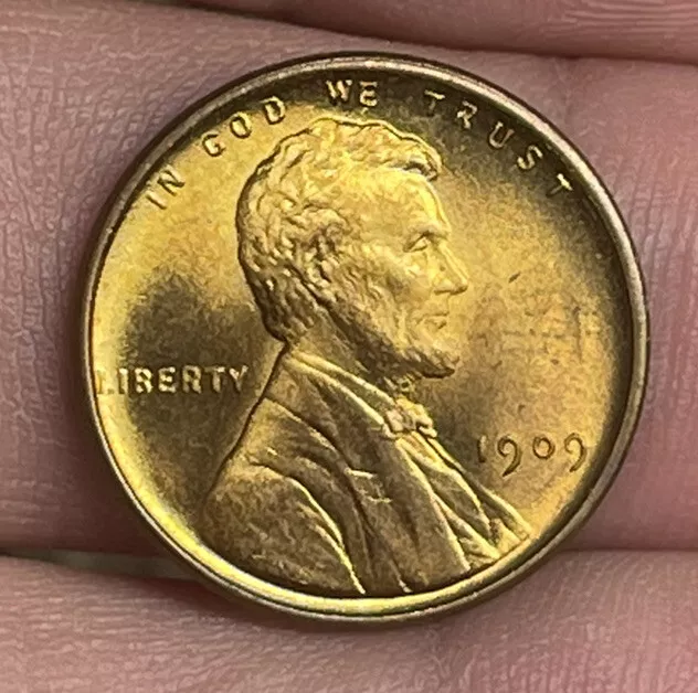 1909 VDB Lincoln Cent Wheat Penny, Gem BU Stunning PQ Better Date Early Wheat