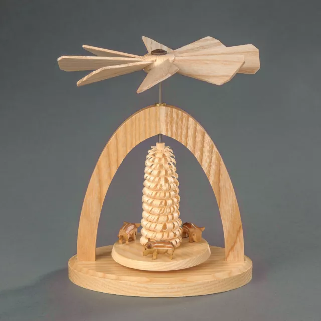 Miniature Pyramid - Three Piglets | 13cm | Warm Air Pyramid