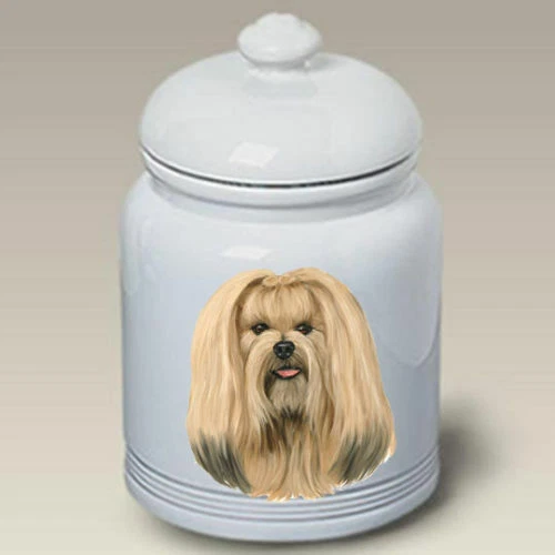 Lhasa Apso Ceramic Treat Jar LP 45040