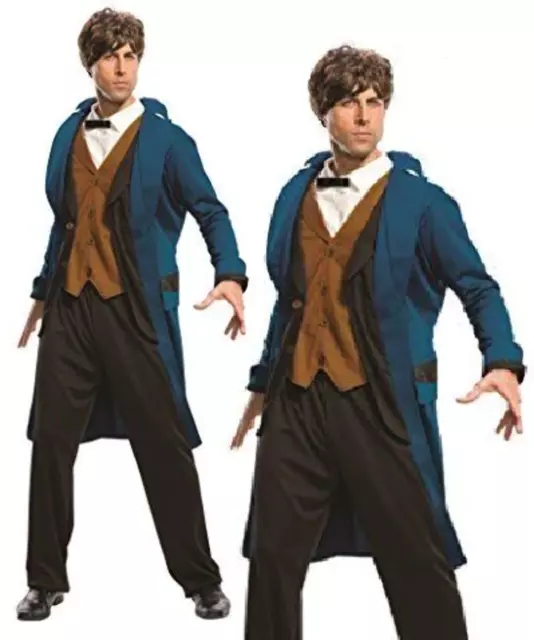 Official Deluxe Newt Scamander Fantastic Beasts Mens Fancy Dress Costume