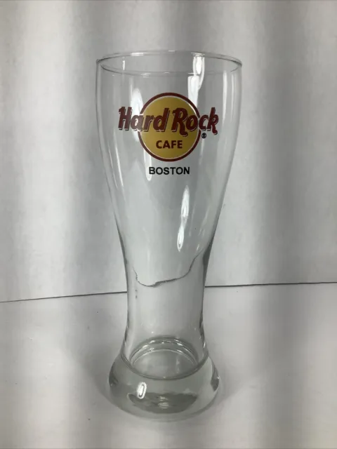 Hard Rock Cafe®️Boston Restaurant Beer Pilsner Pint Glass~20oz
