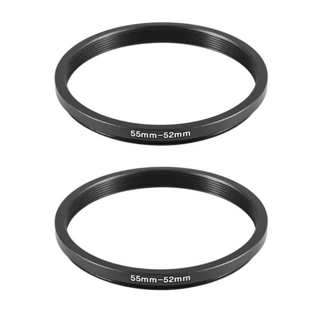 2 Stck. 55 mm-52 mm 55 mm auf 52 mm schwarz Adapter für Kamera Z7L67748