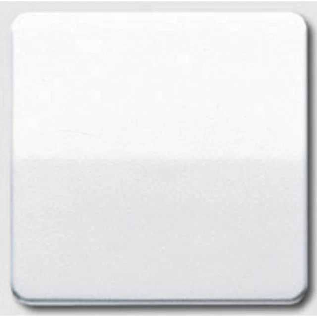 Jung simple Cache Interrupteur va-et-vient, Bouton-poussoir blanc crème CD590