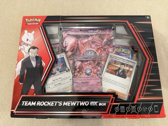 POKÉMON DESTINED RIVALS Team Rocket‘s Mewtwo Ex Box New/Sealed Mewtu ...