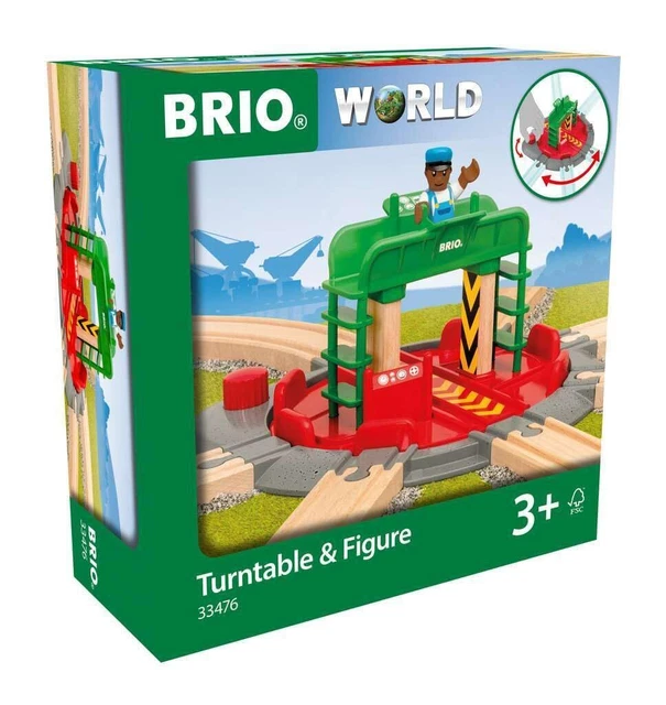 Brio - Plaque tournante et personnage - Thème Transport de marchandises Brio - Plaque tournante et personnage - Thème Transport de marchandises