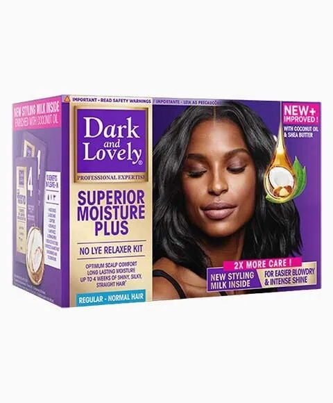 Dark & Lovely No-Lye Hair Relaxer Kit Regular Strength