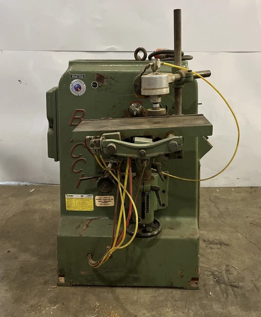Bacci MOA Oscillating Mortiser, Single Table and Spindle