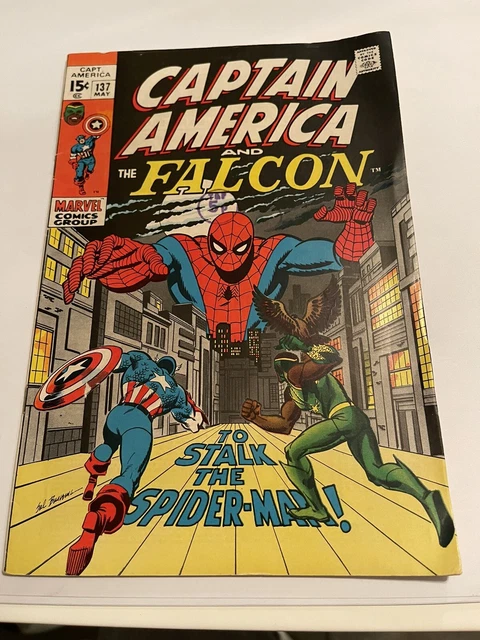 Marvel comic - Captain America & Falcon issue 137 May 1971