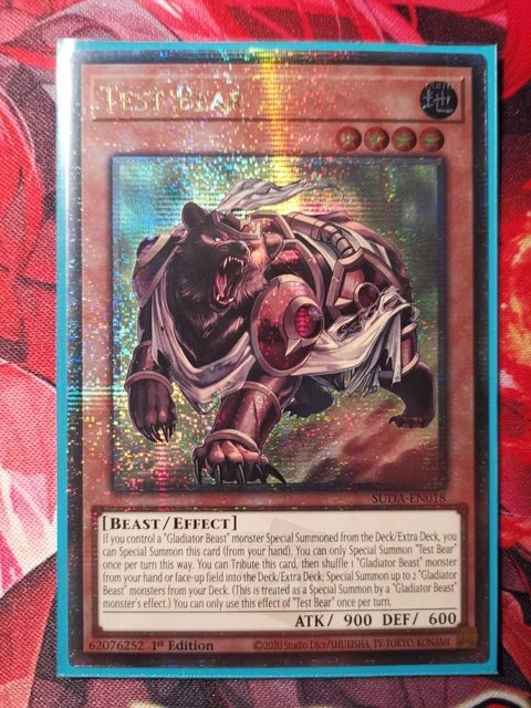 QUARTER CENTURY SECRET RARE] Test Bear - SUDA-EN018 - 1st
