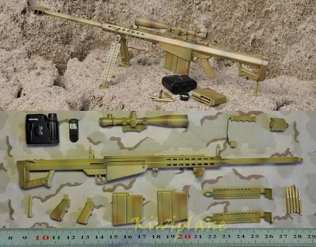 M82 .50 Caliber Sniper Rifle Compatible With Brick Minifigures