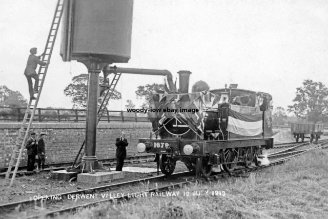 pt0128 - Opening of Derwent Valley Light Railway 1913 , Yorks - Print 6x4