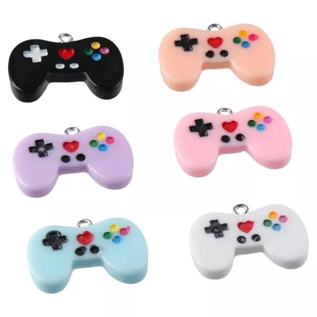 Resin Resin Pendant Colorful Video Game Pendant  Jewelry Craft Making