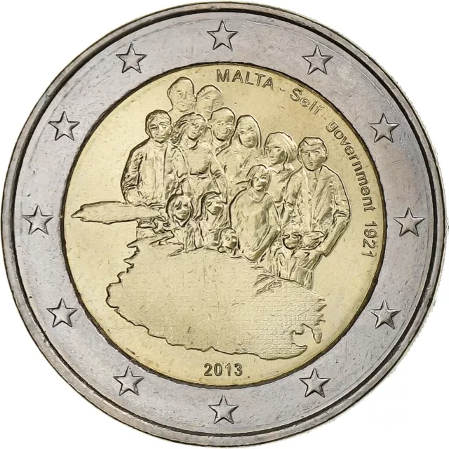 [#1250823] Malte, 2 Euro, Gouvernement Autonome, 2013, SUP, Bimétallique