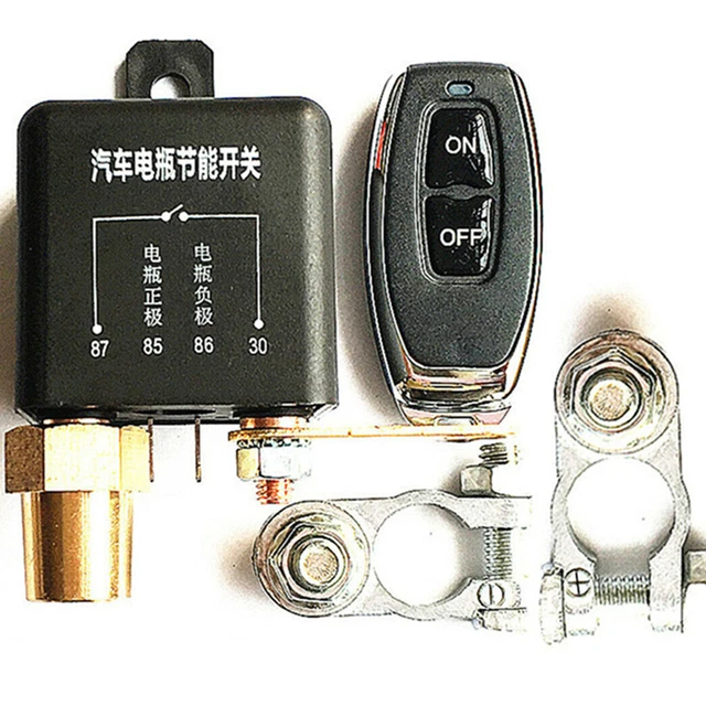 BATTERY ISOLATOR MASTER Switch Disconnect Relay Power Cut Off For Car