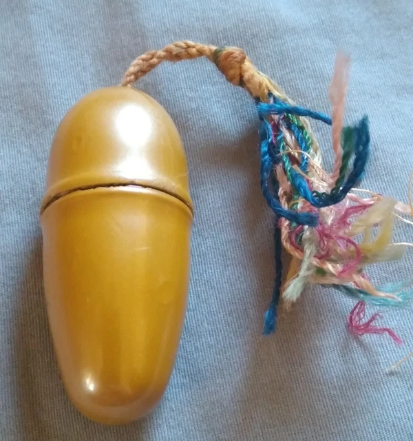 Antique Celluloid Thimble Case.