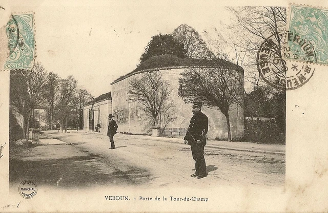 Carte Postale Verdun Porte De La Tour Du Champ