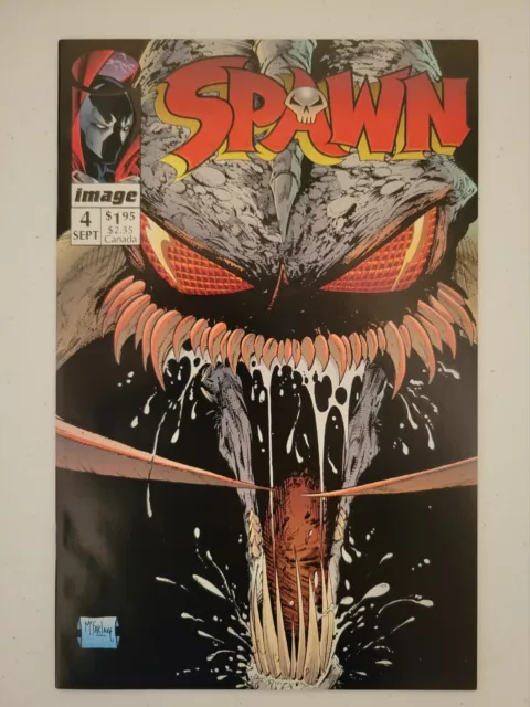 Spawn #4 (1992) Image Comics #0 Coupon Included, Ungraded in Excellent Condition