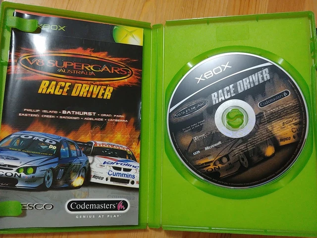 V8 SUPERCARS AUSTRALIA: Race Driver - Xbox PAL - Complete Tested $11.99